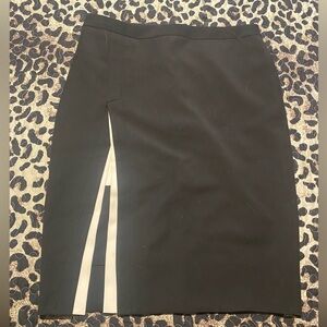 Black and white BCBG skirt